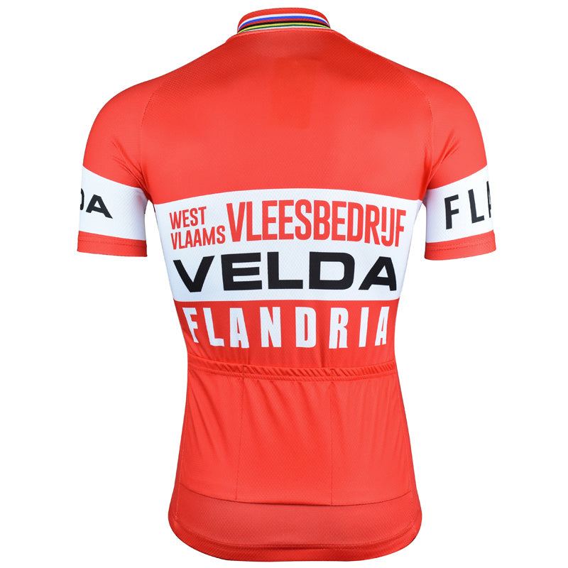 VELDA Retro cykeltrøje Kortærmet