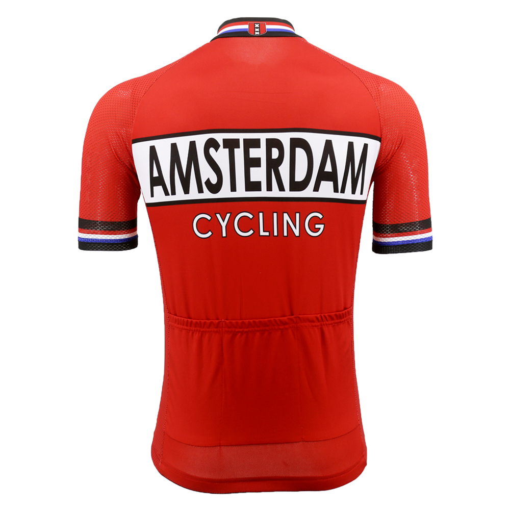 AMSTERDAM Retro Cycling Jersey Short sleeve