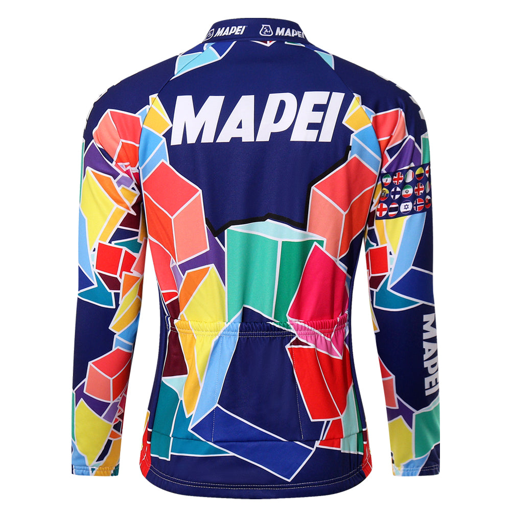 MAPEI Retro Cycling Jersey long sleeve