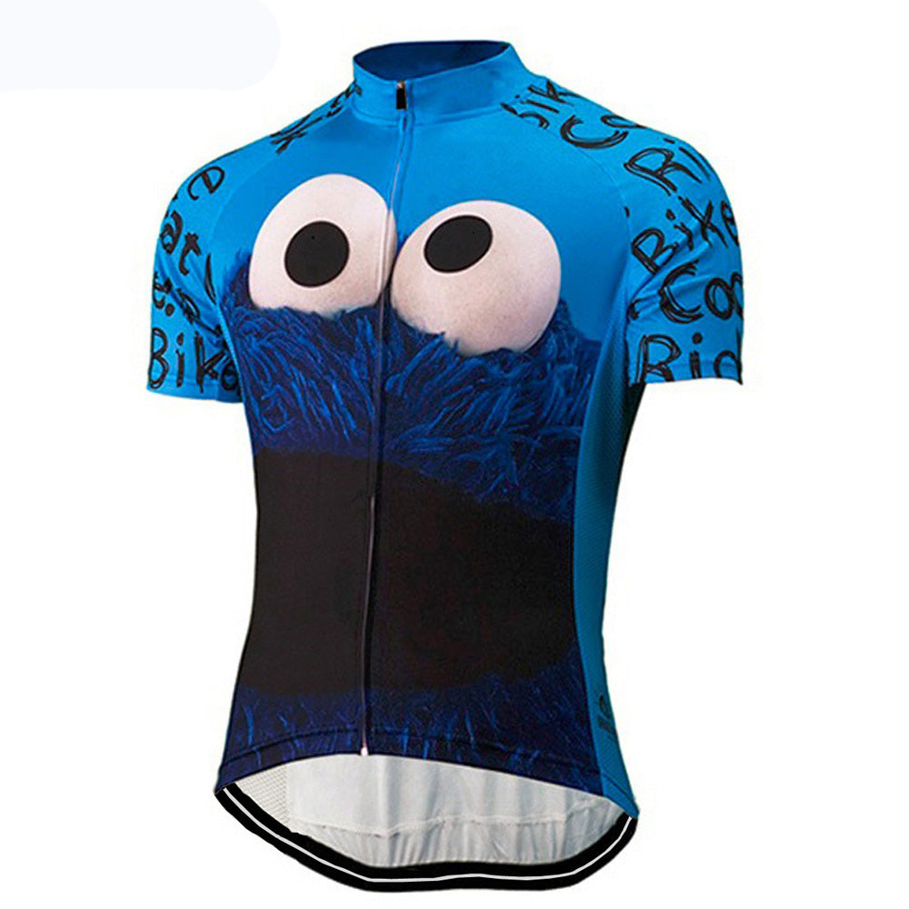 Eat Cookie Retro Cycling Jersey Short sleeve