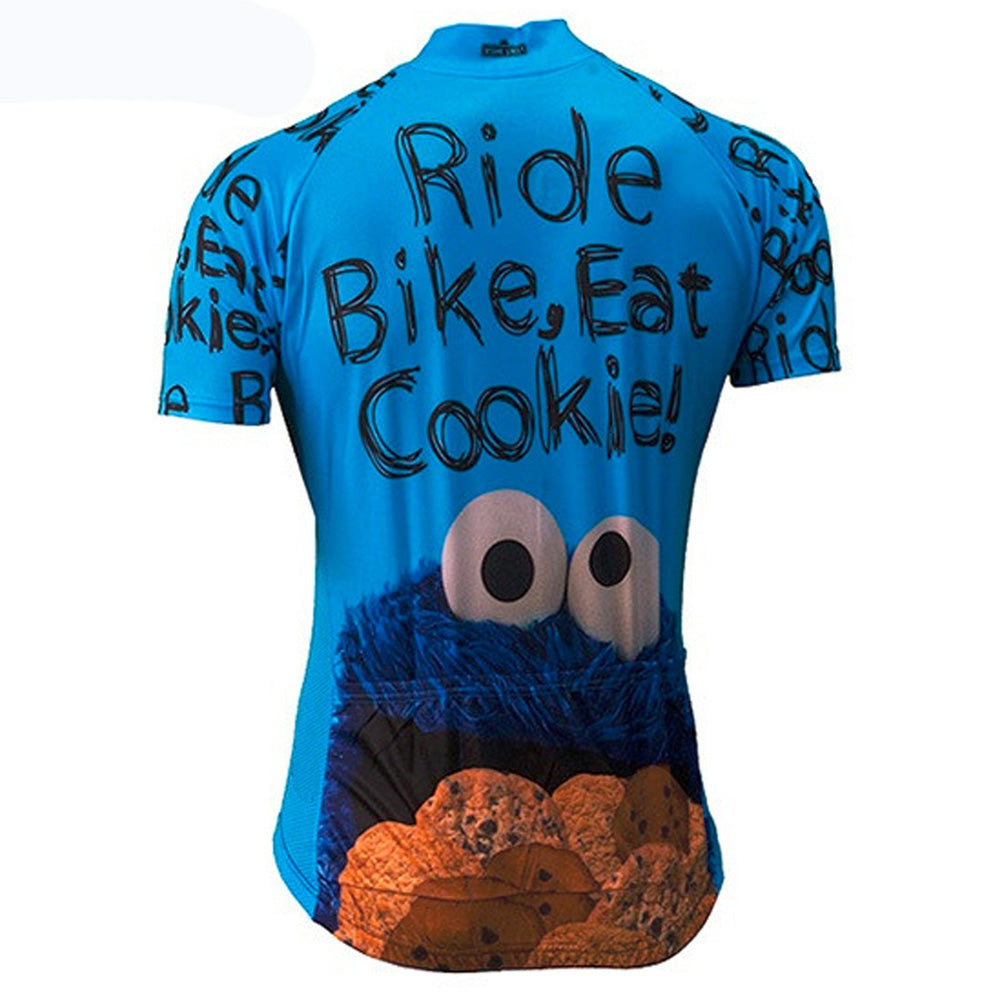 Eat Cookie Retro Cycling Jersey Short sleeve