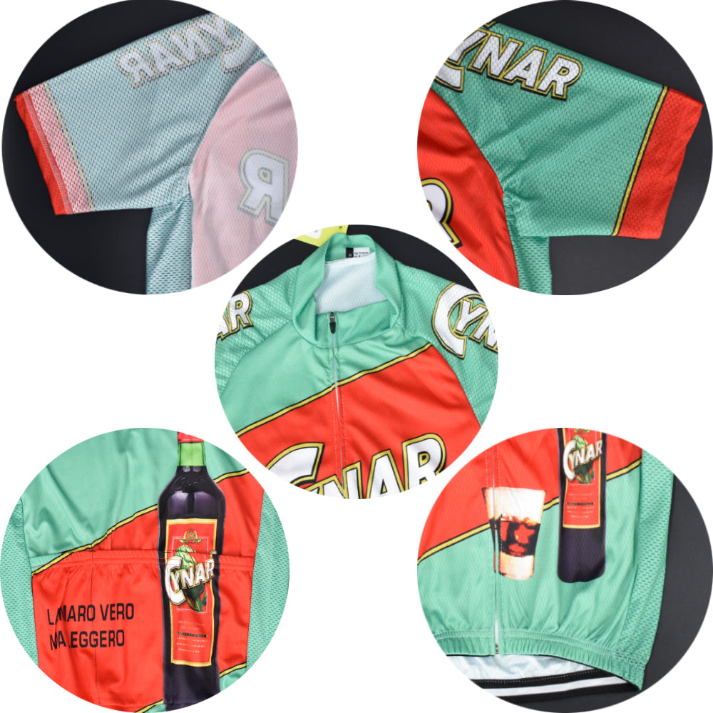 CYNAR Retro Cycling Jersey Short sleeve
