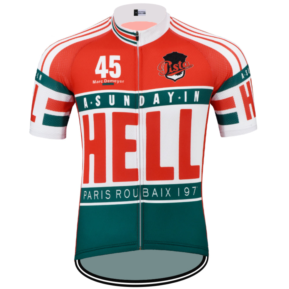 HELL Retro Cycling Jersey Short sleeve