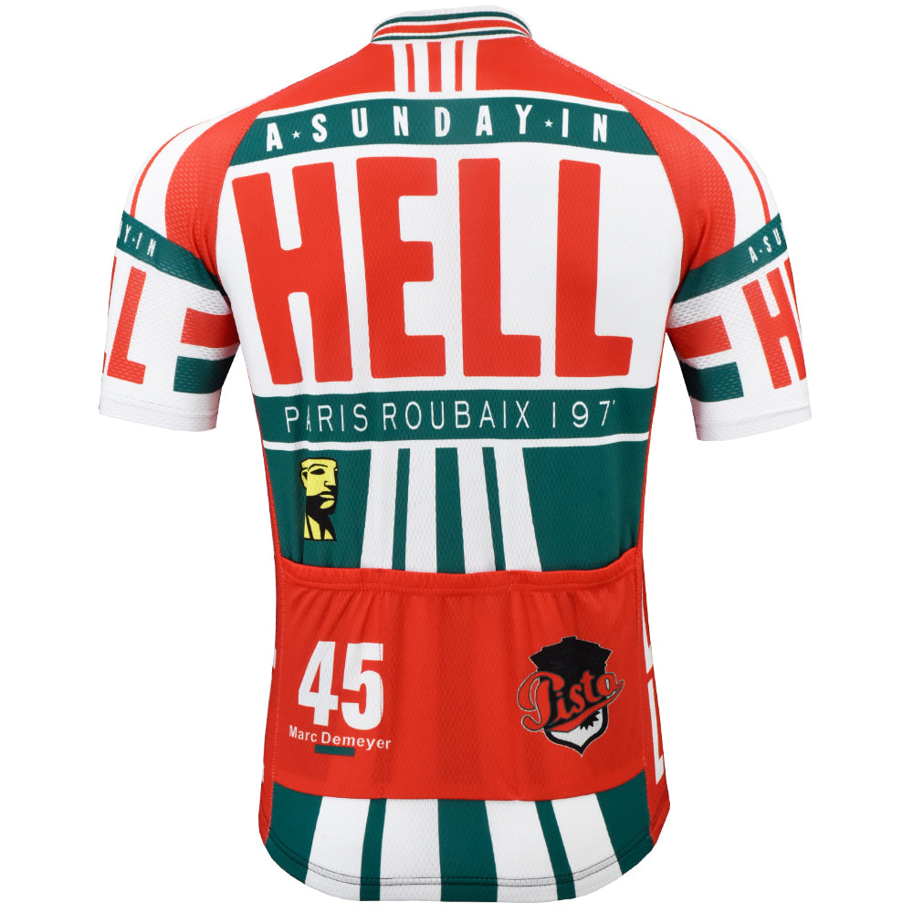 HELL Retro Cycling Jersey Short sleeve