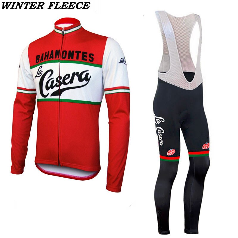 Casera Retro Cycling Jersey Long sleeved suit