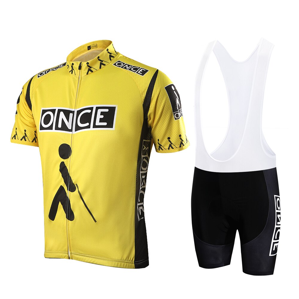 ONCE Retro Cycling Jersey Short sleeved suit