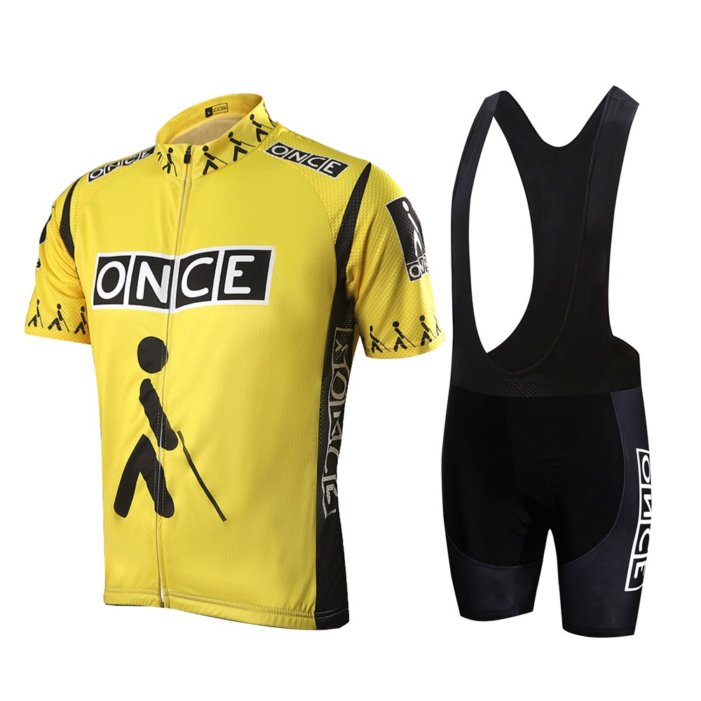 ONCE Retro Cycling Jersey Short sleeved suit
