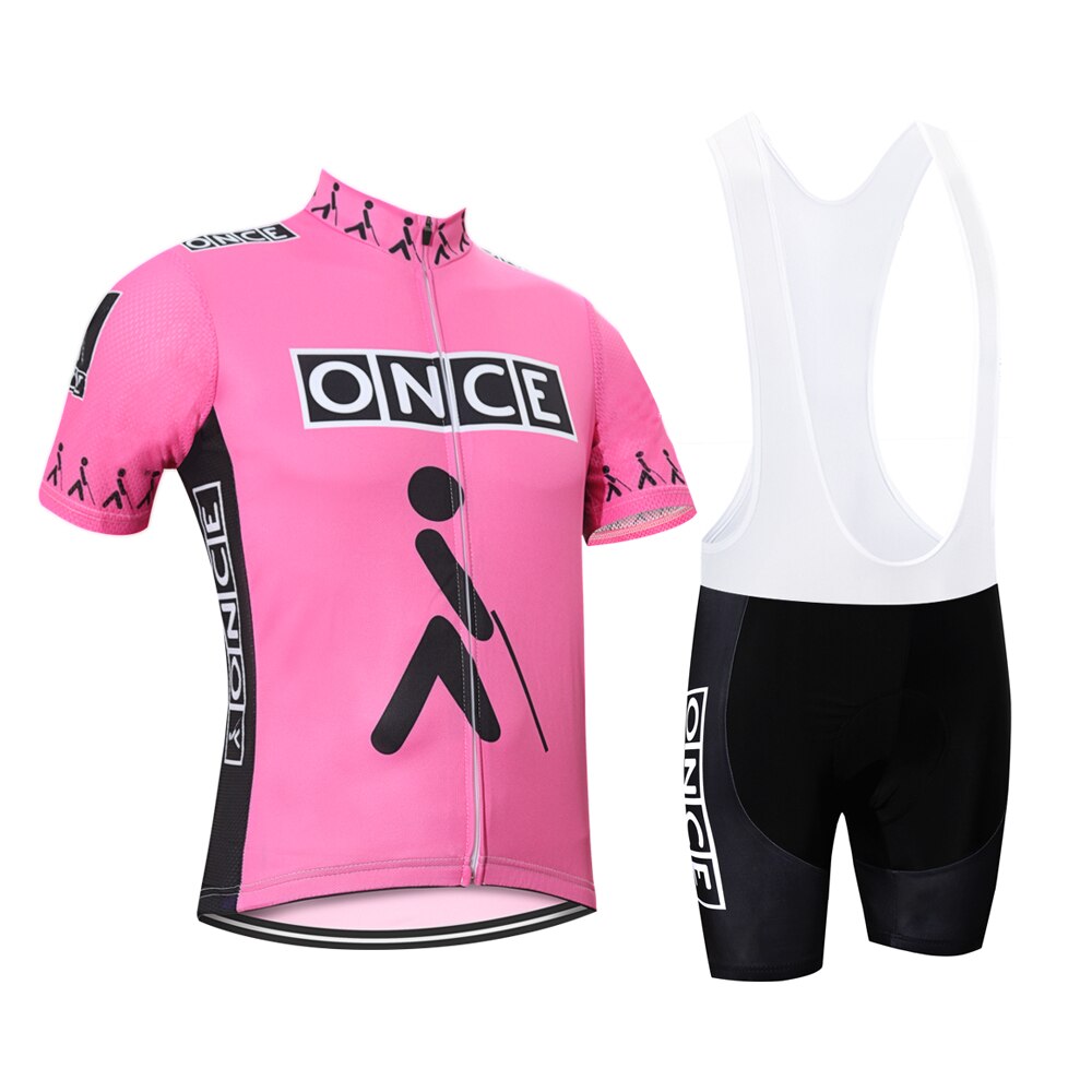 ONCE Retro Cycling Jersey Short sleeved suit