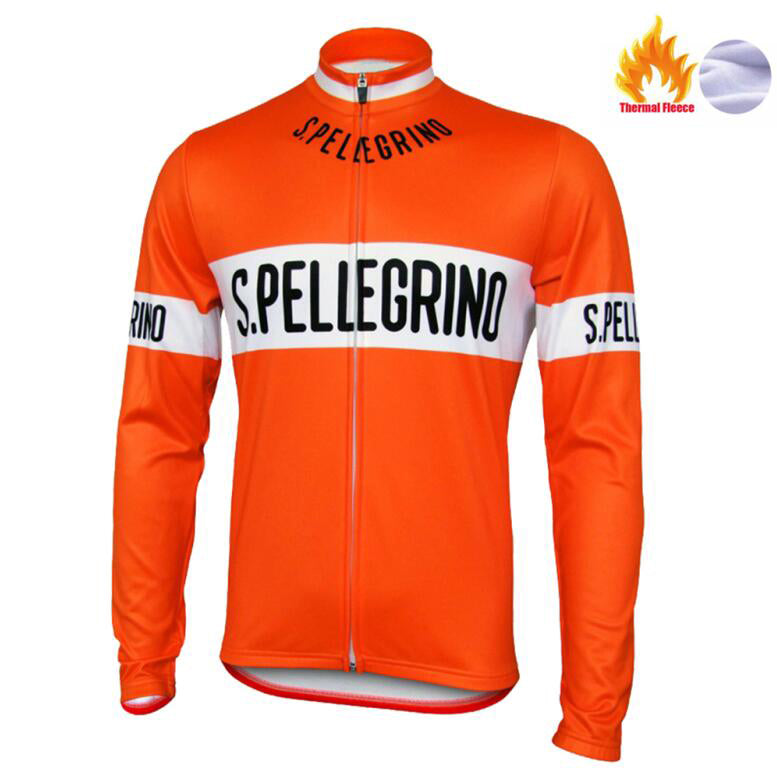 SPELLEGRINO Retro Cycling Jersey long sleeve
