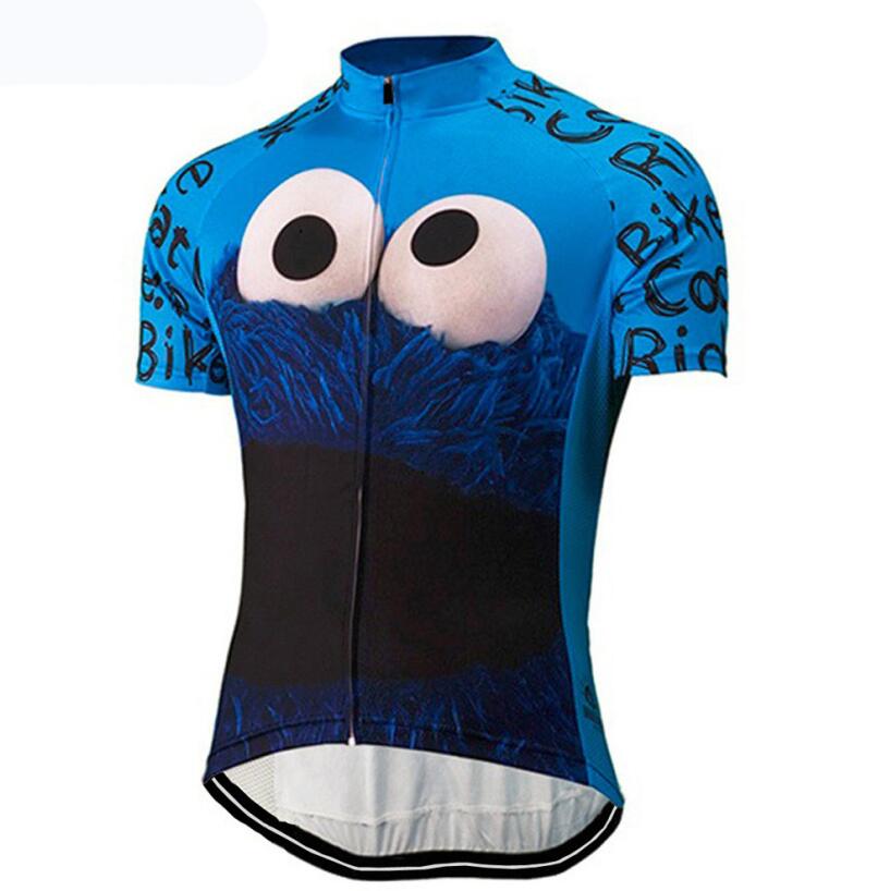 Eat Cookie Retro Cycling Jersey Short sleeve