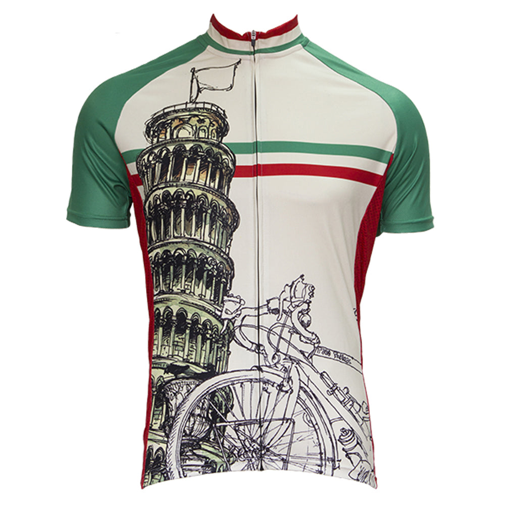 ITALIA Retro cykeltrøje Kortærmet