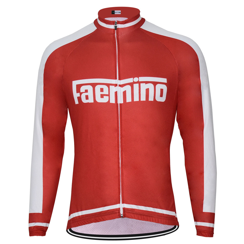 Faemino Retro Cycling Jersey long sleeve