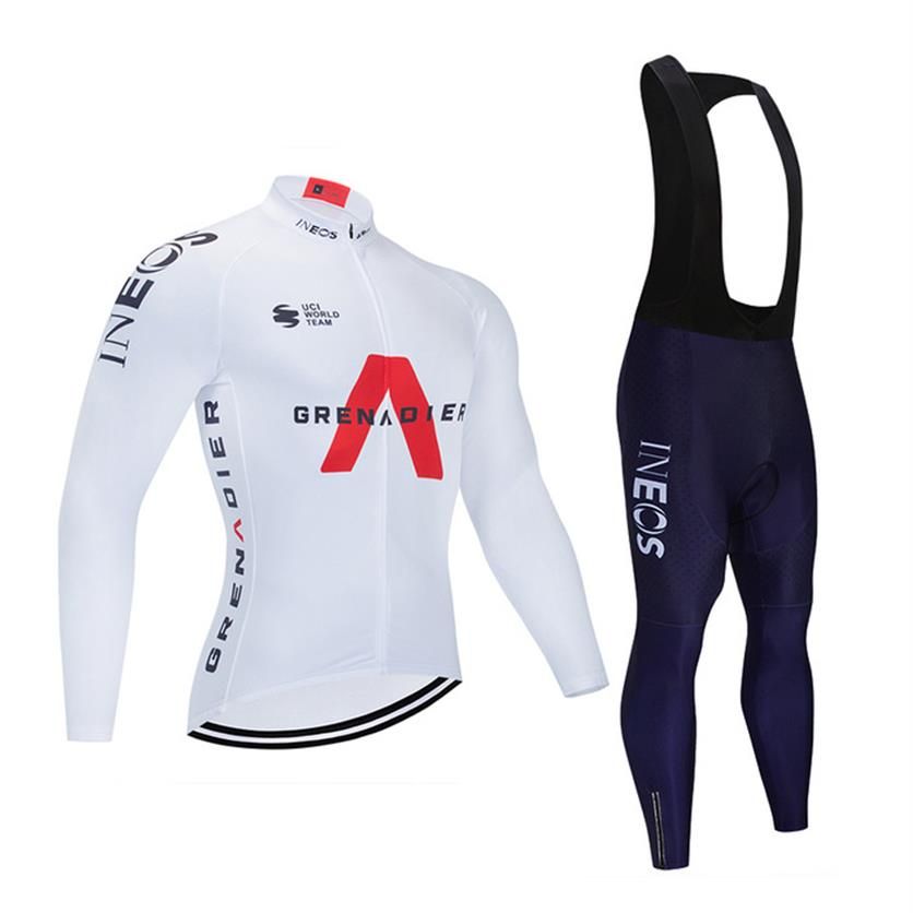 INEOS Retro cykeltrøje Langærmet jakkesæt