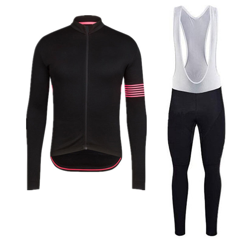 Rcc Greeen Retro Cycling Jersey Long sleeved suit