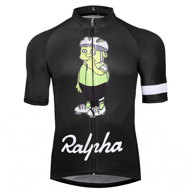 Ralpha Green Retro Cycling Jersey Short sleeve