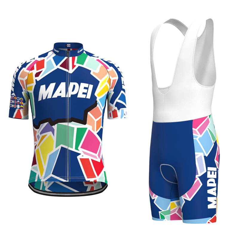 MAPEI Retro cykeltrøje Kortærmet jakkesæt