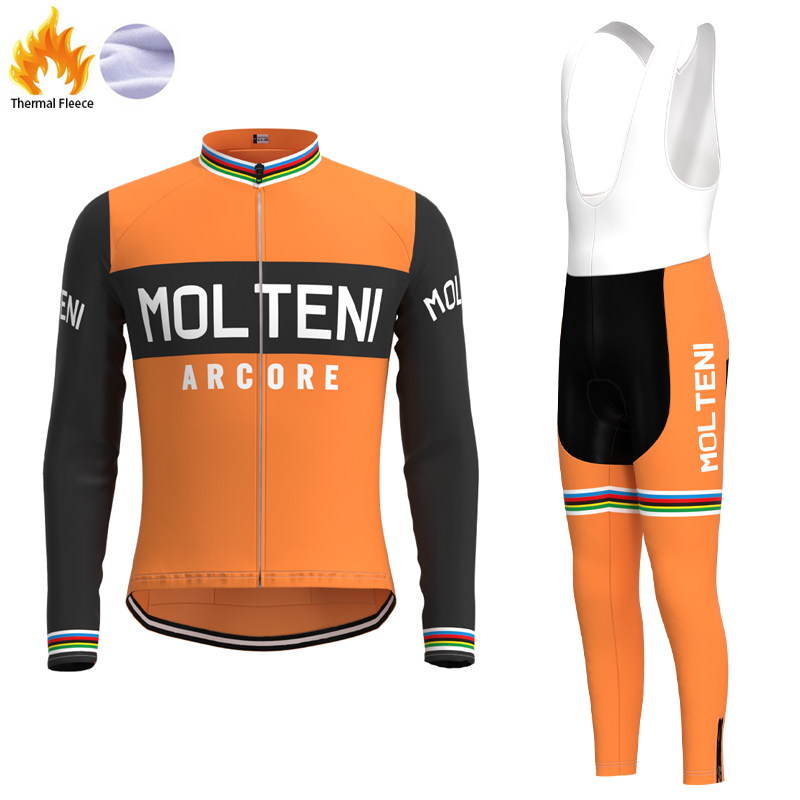 Molteni Retro Cycling Jersey Long sleeved suit
