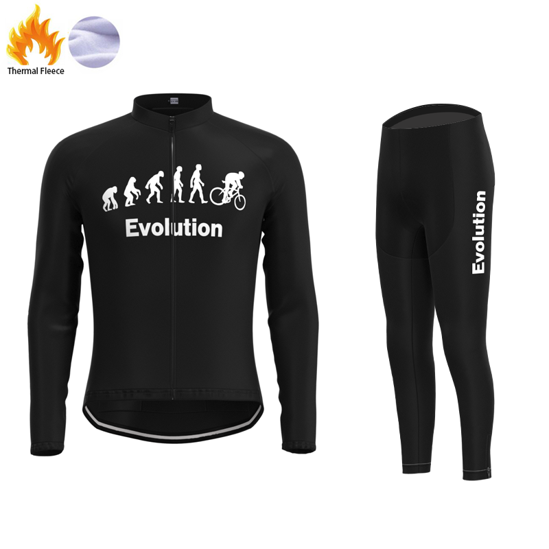 Evolution Retro Cycling Jersey Long sleeved suit
