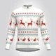 Christmas Long Sleeve Cycling Jersey Winter Fleece Wool