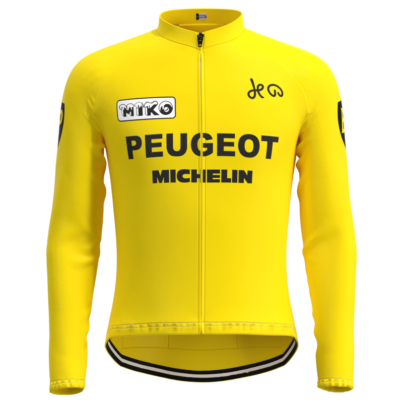 Peugeot Esso Retro Cycling Jersey Long sleeved suit