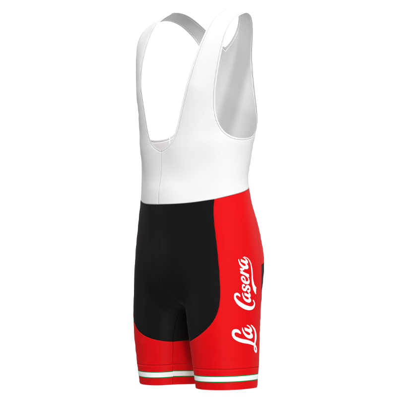 La Casera-Bahamontes Retro Cycling Jersey Short sleeve suit