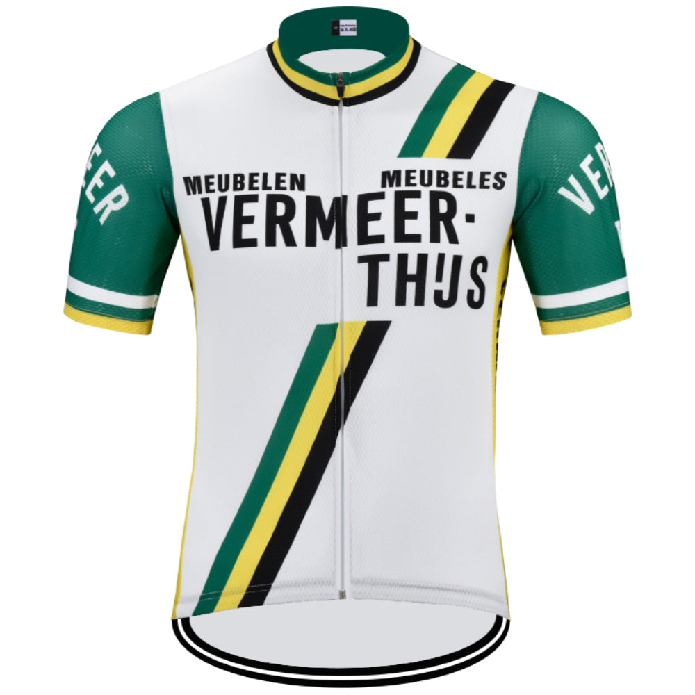 VERMEER Retro cykeltrøje Kortærmet