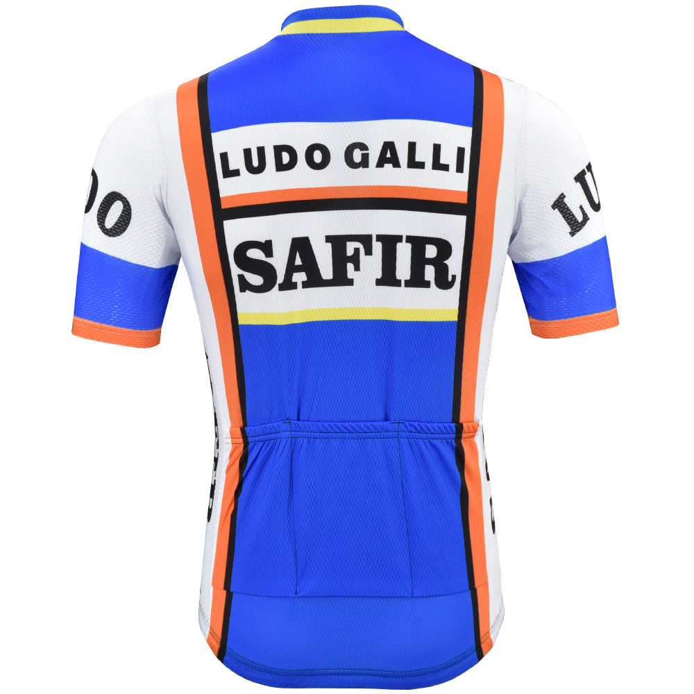 LUDO GALLI SAFIR Retro cykeltrøje Kortærmet