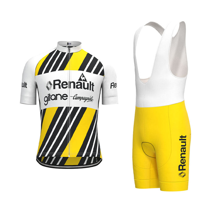 Renault Elf Gitane Retro Cycling Jersey Set