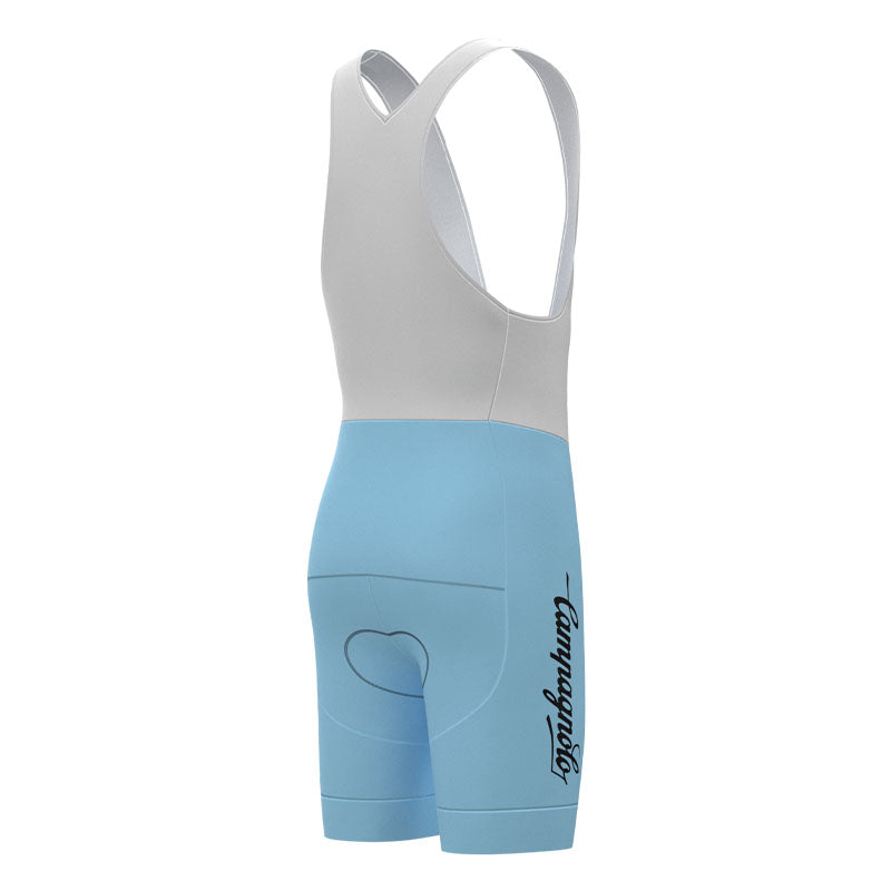 BIANCHI Blue Retro Cycling Jersey Short sleeve suit