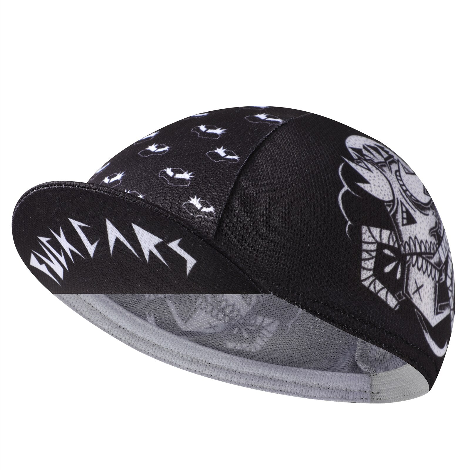 Black Cycling Cap - Polyester Cycling Hat-Under Helmet - Cycling Helmet Liner Breathable&Sweat Uptake