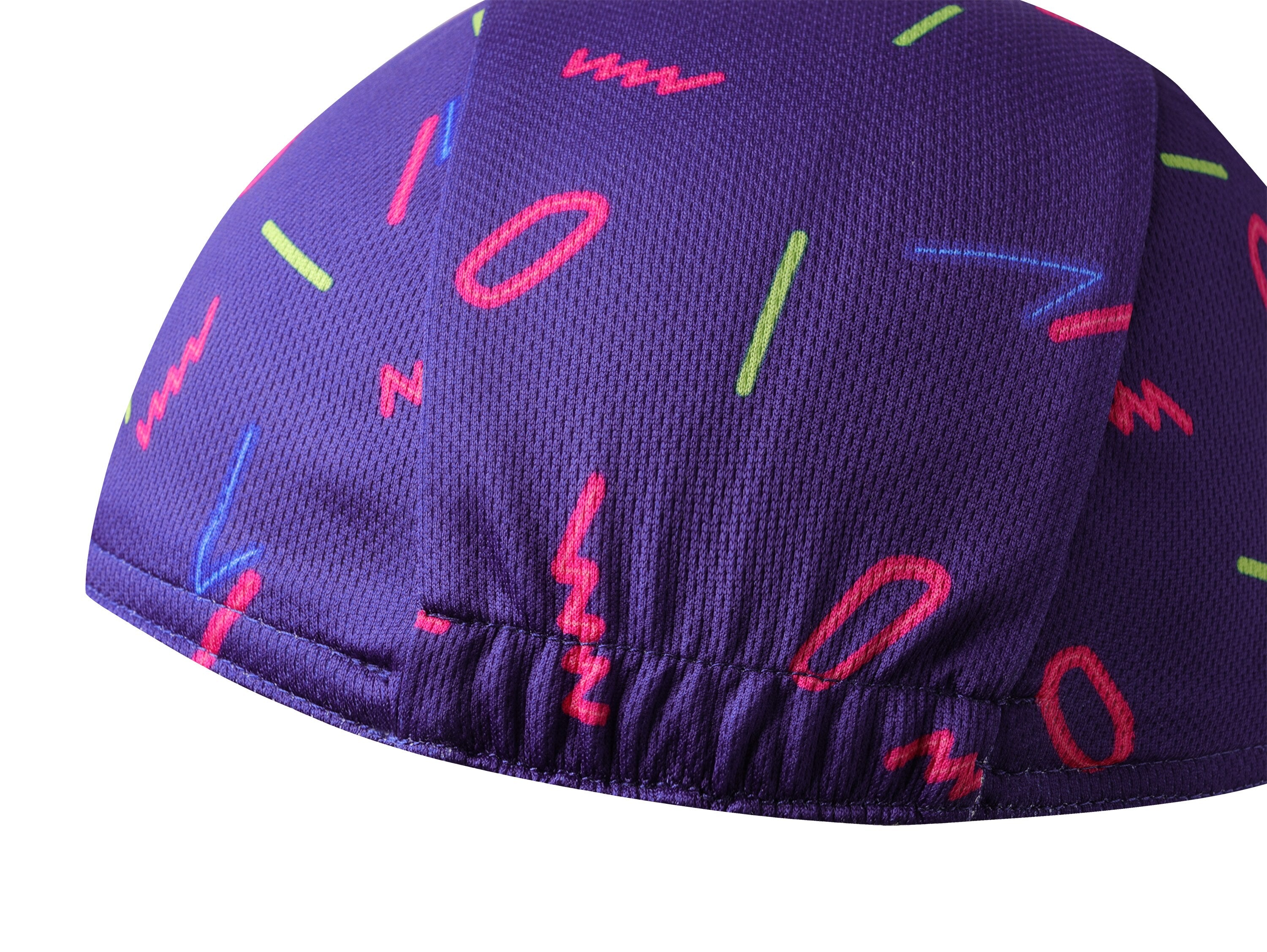 Black Cycling Cap - Polyester Cycling Hat-Under Helmet - Cycling Helmet Liner Breathable&Sweat Uptake