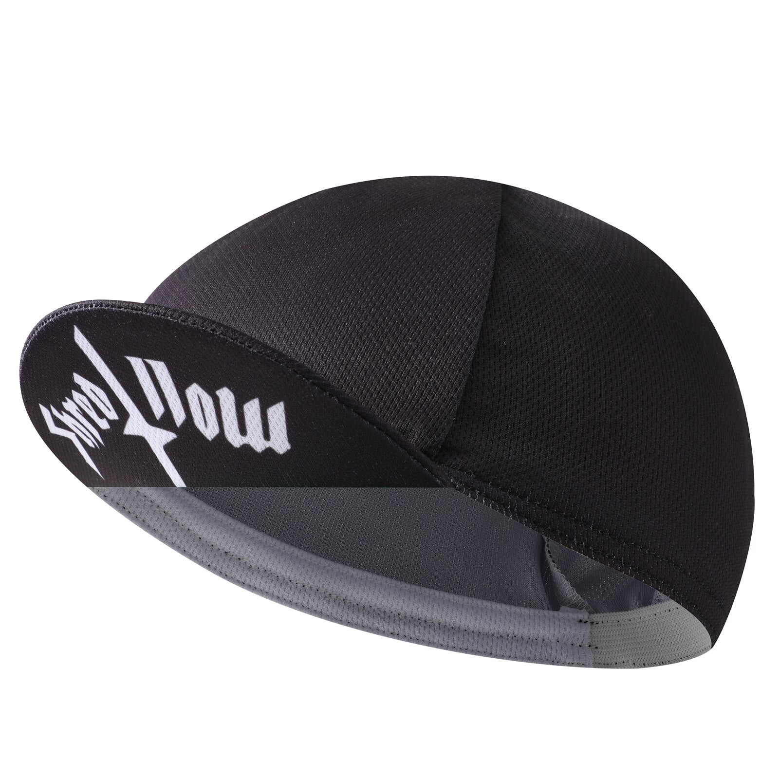 Black Cycling Cap - Polyester Cycling Hat-Under Helmet - Cycling Helmet Liner Breathable&Sweat Uptake