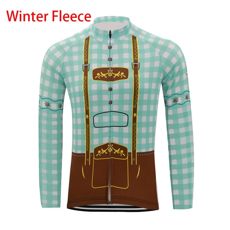 Retro Cycling Jersey Long sleeved suit