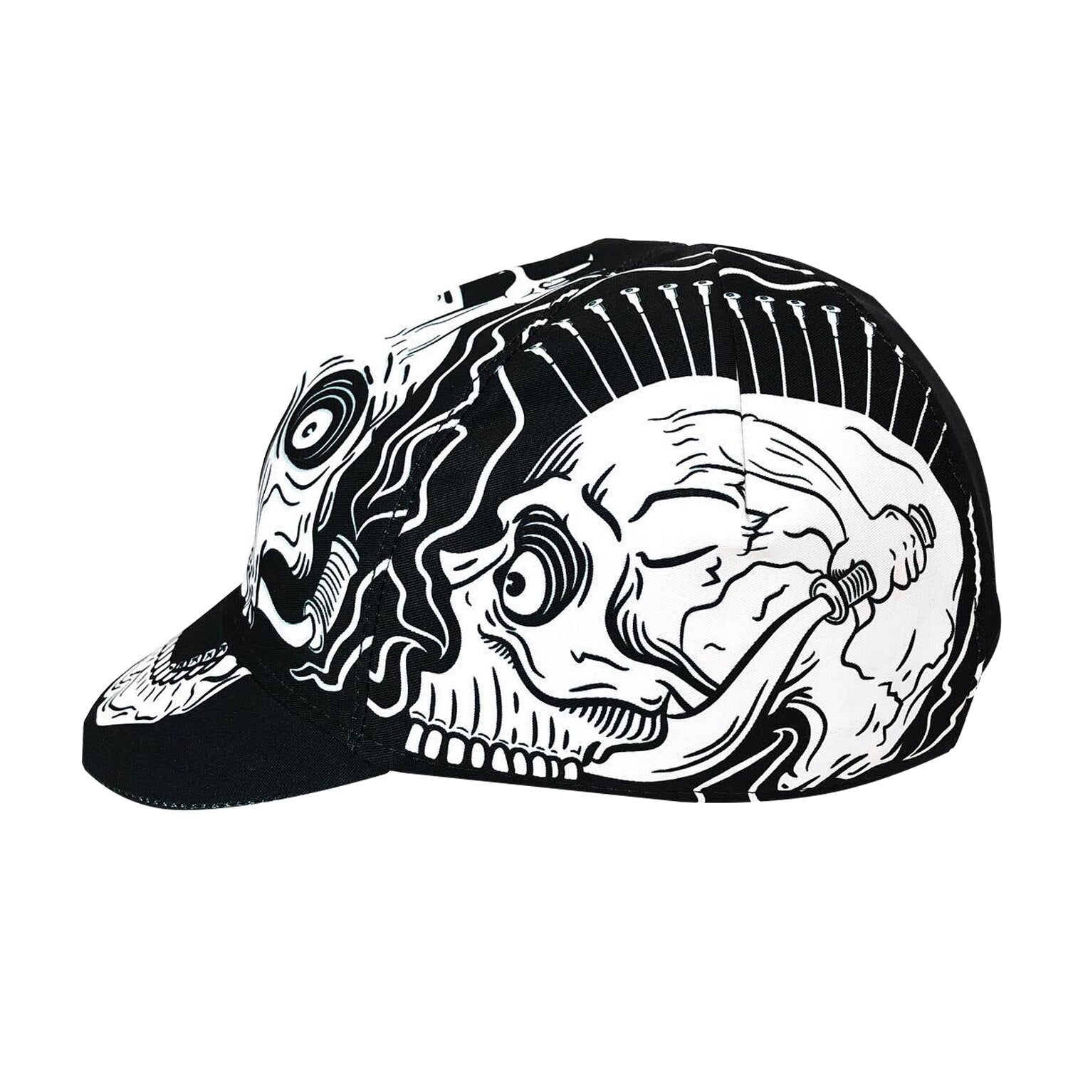 Angry Skull Retro CYCLING CAP