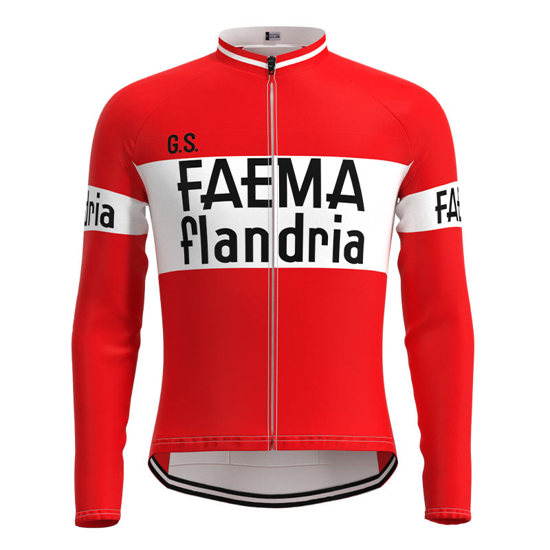 Faema 1969 Retro Cycling Jersey Long Set (With Fleece Option)