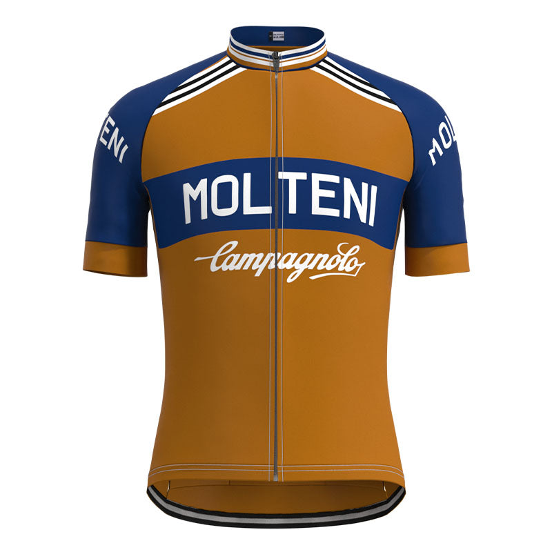 Molteni Brown Retro Cycling Jersey Set