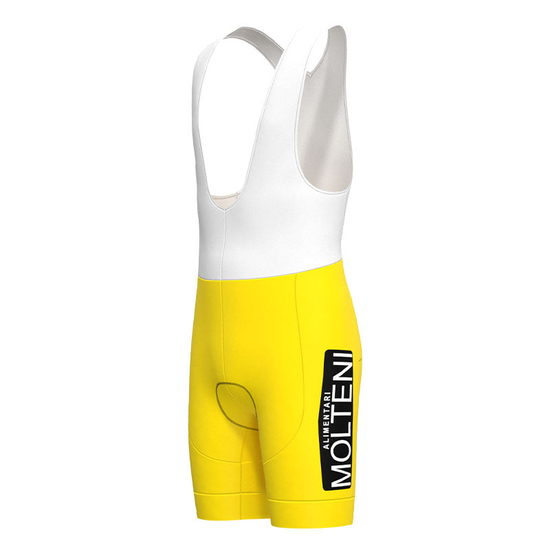 Molteni Yellow Retro Cycling Jersey Set