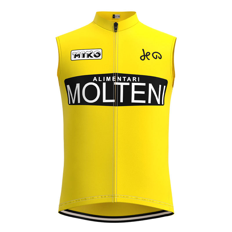 Molteni Yellow Retro Cycling Jersey Set