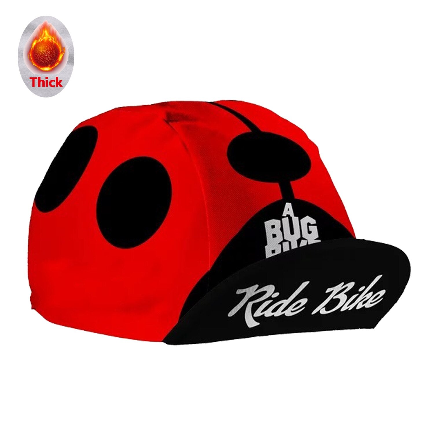 A BUG RED Retro CYCLING CAP