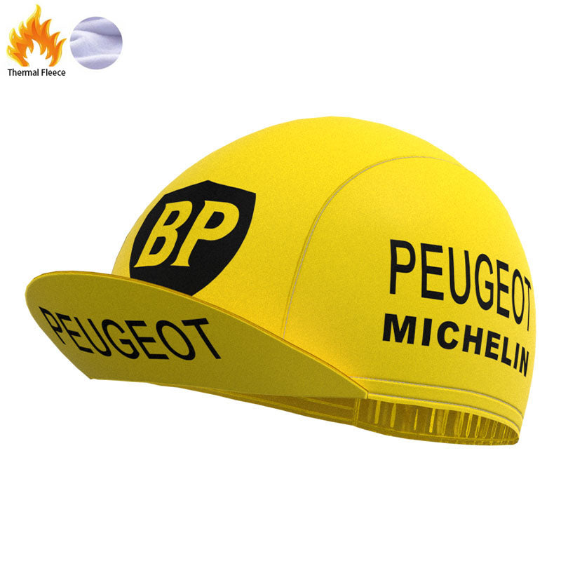 PEUGEOT Yellow Retro Cycling Cap