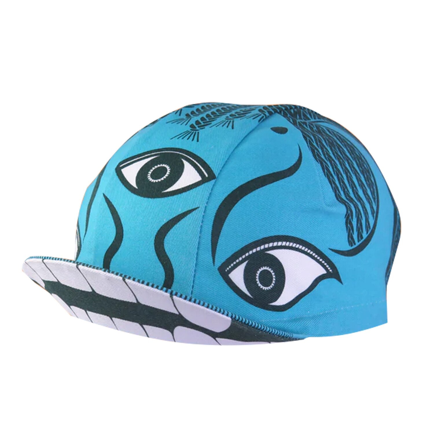 Blue-Three-Eyes-CYCLING CAP