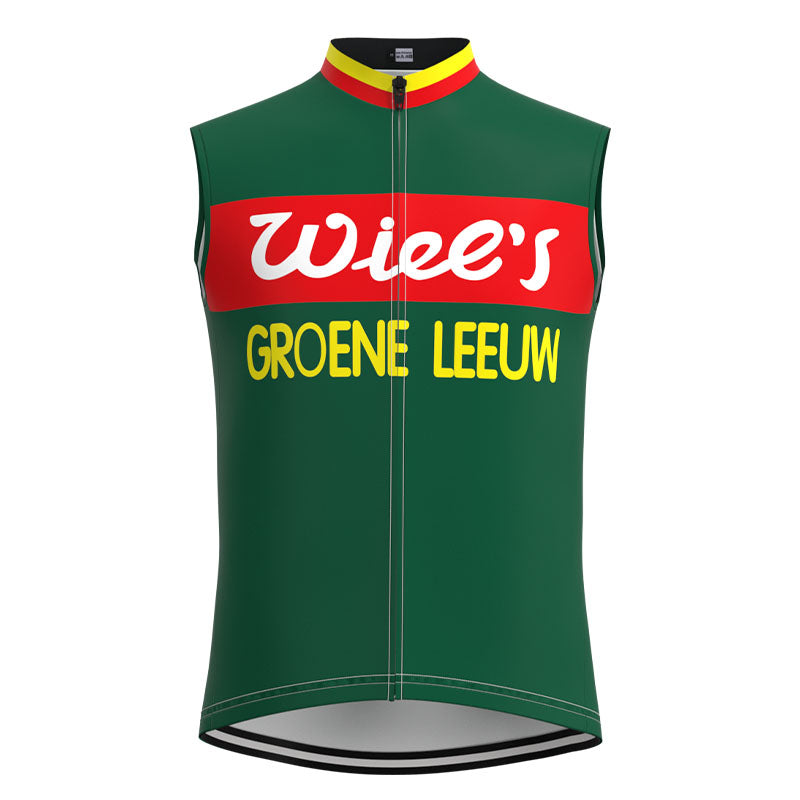 Wiel's Groene Leeuw Retro Cycling Jersey Long Set (With Fleece Option)