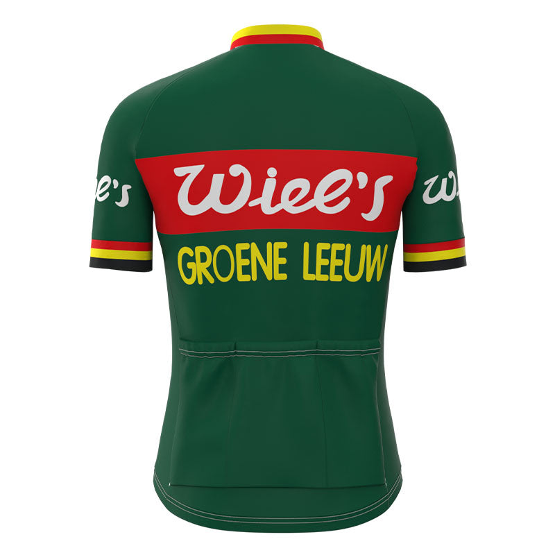 Wiel's Groene Leeuw Retro Cycling Jersey Set