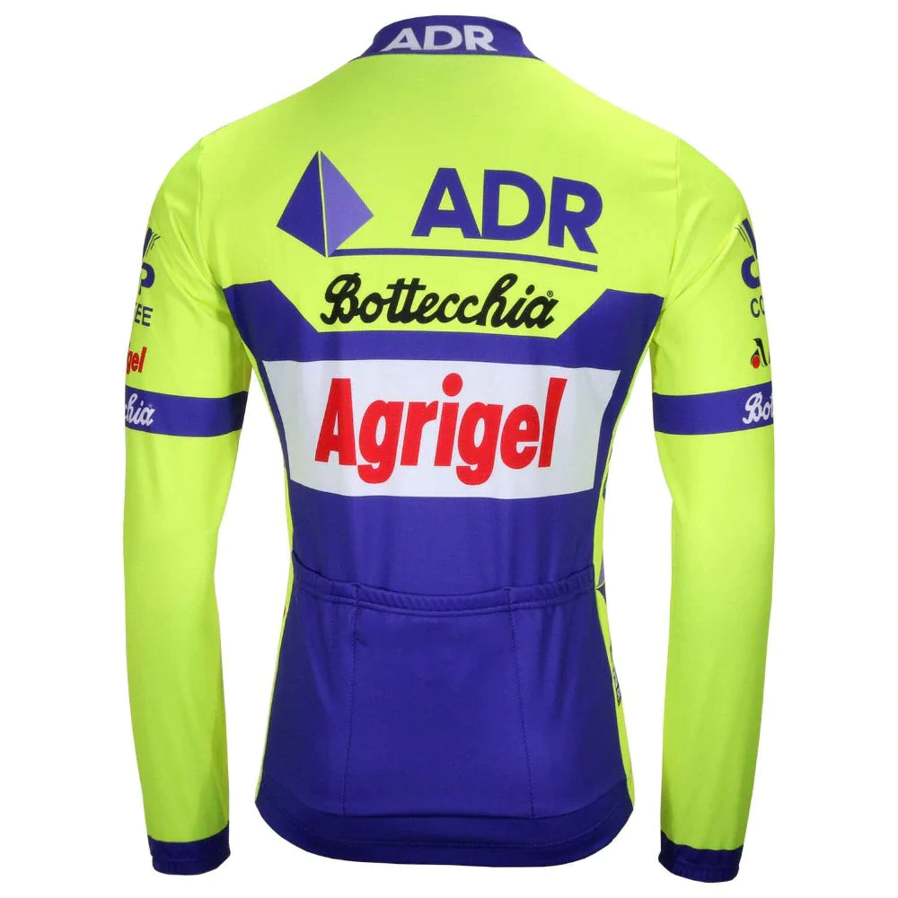 ADR Agrigel Bottecchia 1989 Retro Cycling Jersey (with Fleece Option)