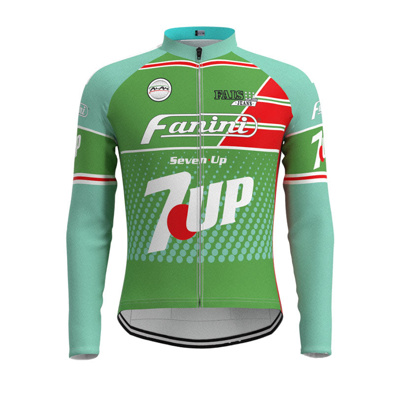 Fanini-7 Up Retro Cycling Jersey Long Set (With Fleece Option)