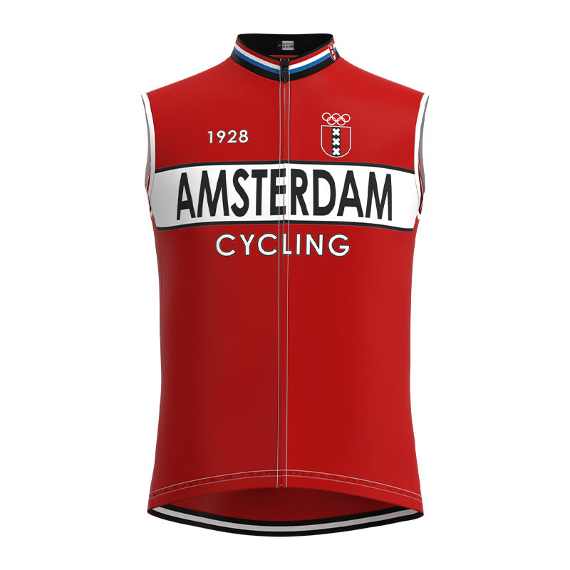 Amsterdam Red Cycling Team Retro Cycling Jersey Set