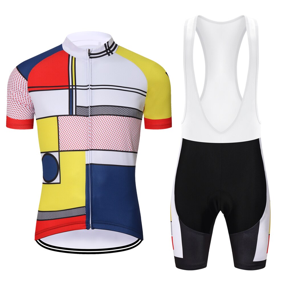 Radar Retro Cycling Jersey Short sleeved suit