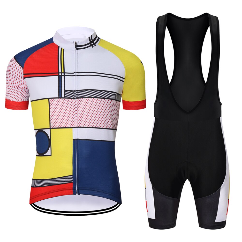 Radar Retro Cycling Jersey Short sleeved suit