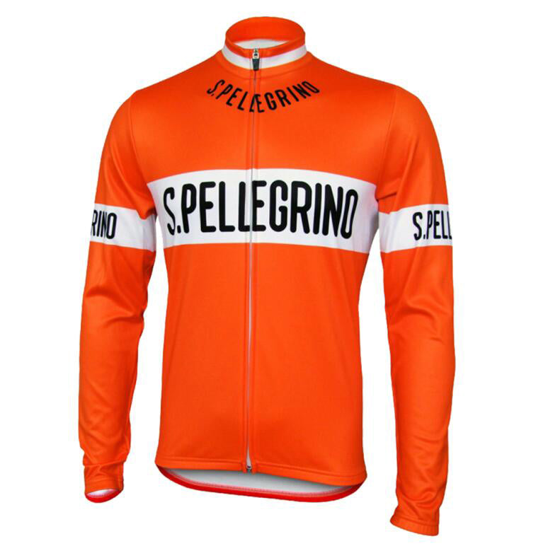 SPELLEGRINO Retro Cycling Jersey long sleeve