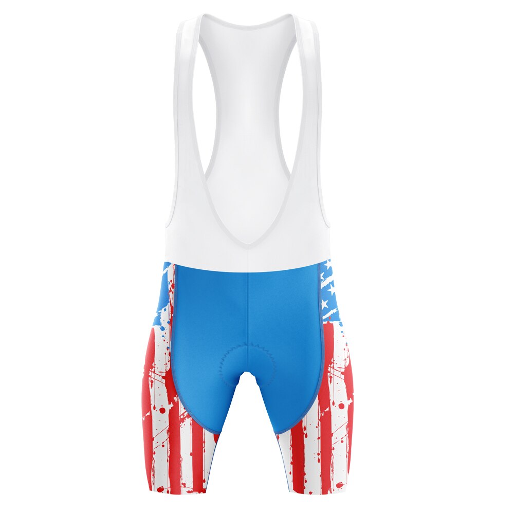USA Statue of Liberty Retro Cycling Jersey Short sleeved suit